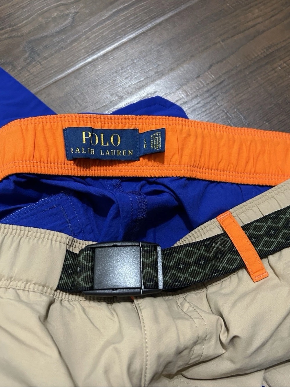 POLO RALPH LAUREN CONVERTIBLE WATER-RESISTANT WINDBREAKER PANTS TO SHORTS LARGE - Picture 15 of 16